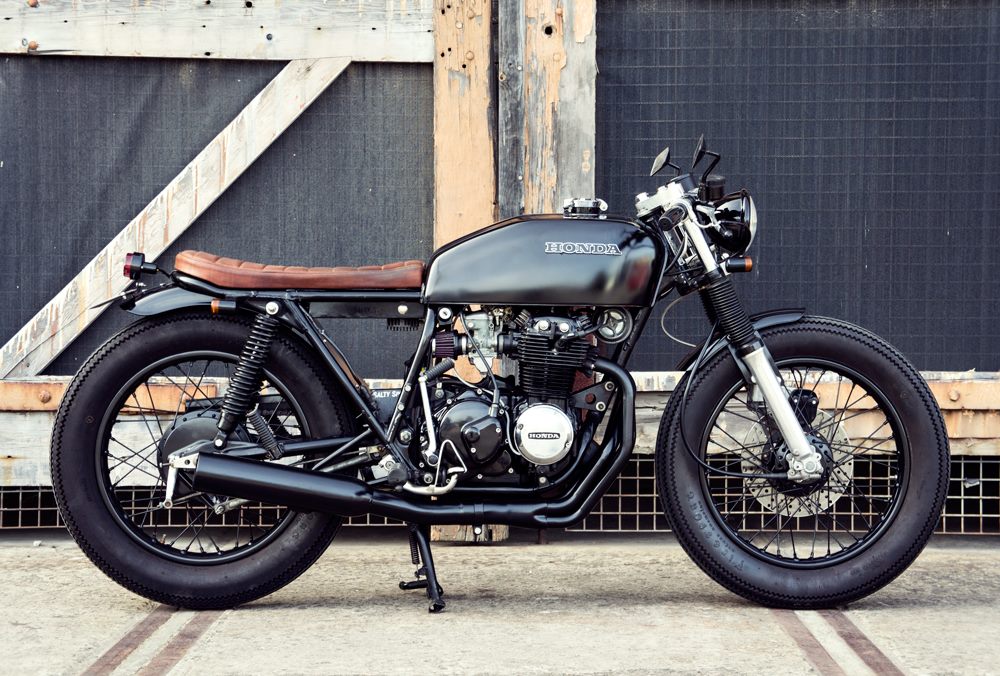 1975 Honda CB400F brat by Salty Speed Co