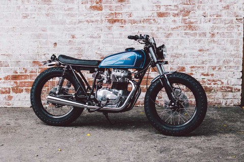 Honda CB360 Brat by Salty Speed Co
