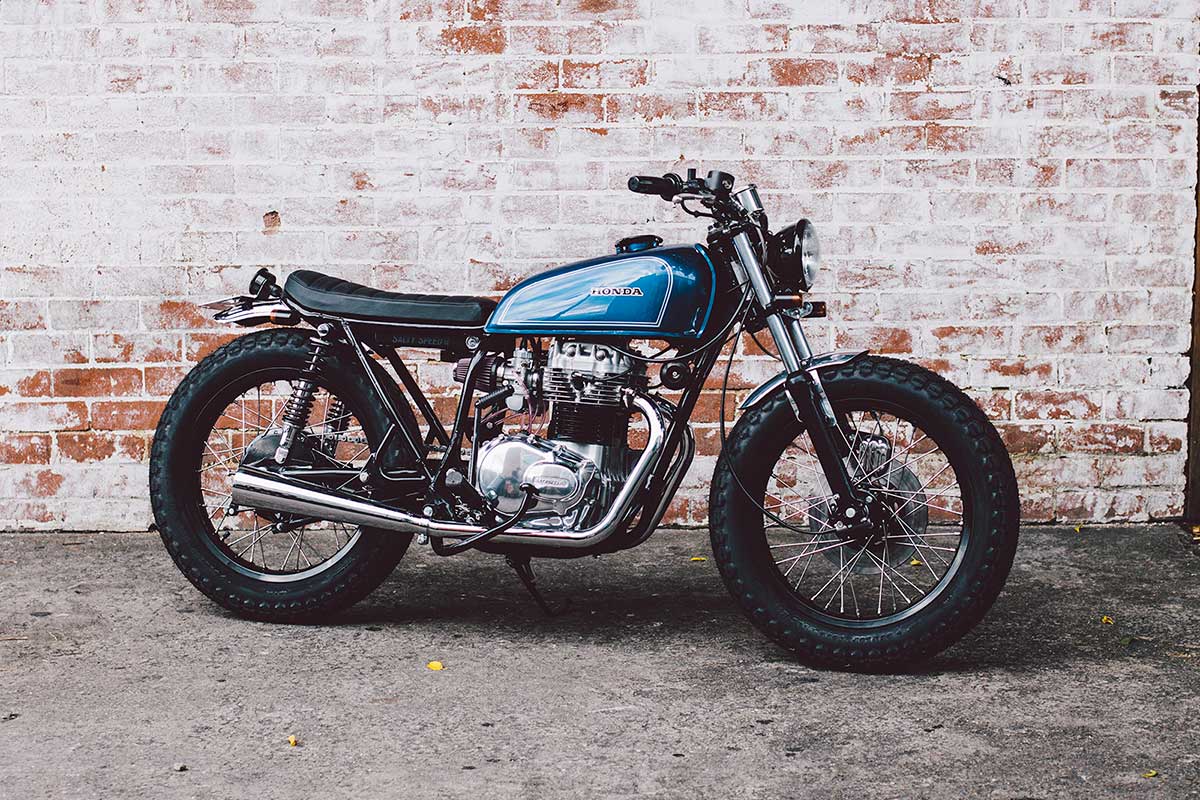 Honda CB360 Brat by Salty Speed Co